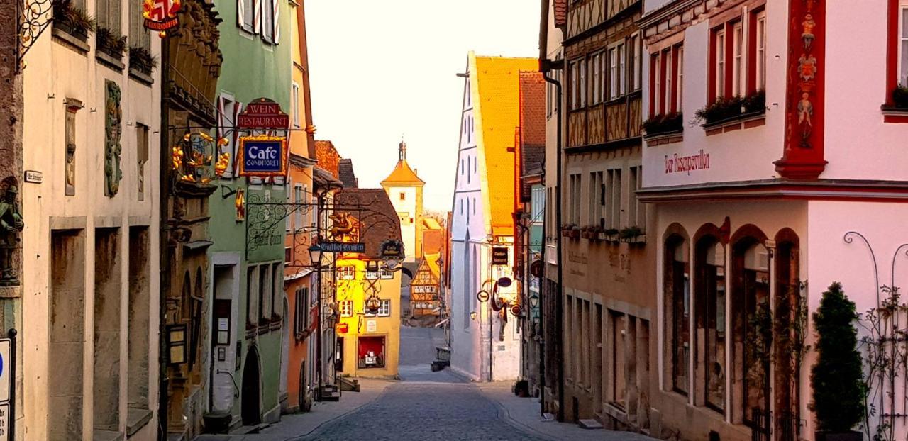 Boutiquehotel Goldene Rose - Self-Check-In Rothenburg ob der Tauber Zewnętrze zdjęcie