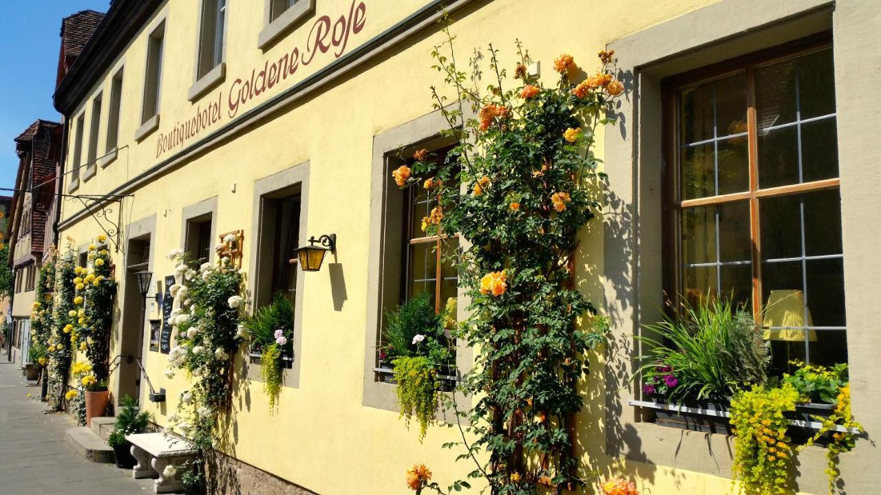 Boutiquehotel Goldene Rose - Self-Check-In Rothenburg ob der Tauber Zewnętrze zdjęcie