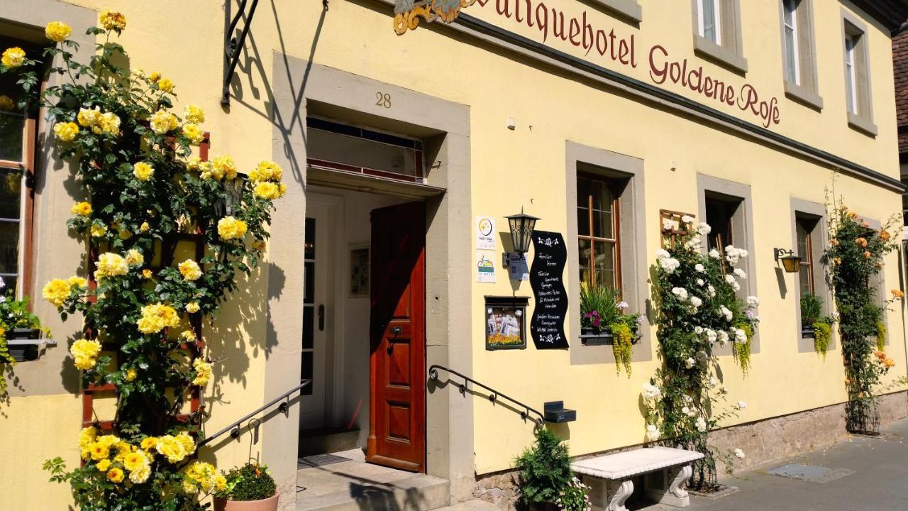 Boutiquehotel Goldene Rose - Self-Check-In Rothenburg ob der Tauber Zewnętrze zdjęcie